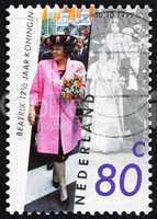 Postage stamp Netherlands 1992 Queen Beatrix