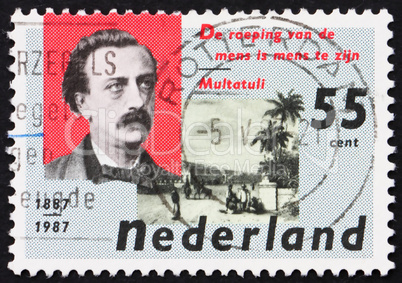 Postage stamp Netherlands 1987 Eduard Douwes Dekker