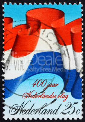 Postage stamp Netherlands 1972 Dutch Flag Postage stamp Netherlands 1972 Dutch Flag