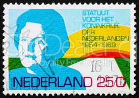 Postage stamp Netherlands 1969 Queen Juliana and Rising Sun