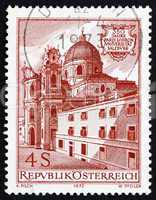 Postage stamp Austria 1972 Paris Lodron University, Salzburg