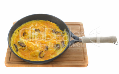 mushrooms omelet