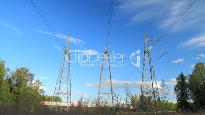 Power line communication timelapse