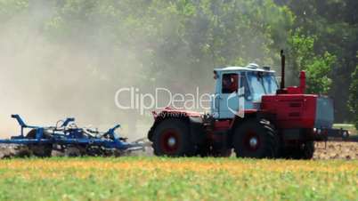 agriculture and tractor