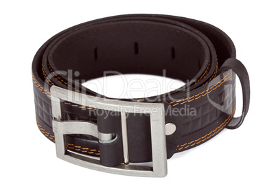 Leather belt