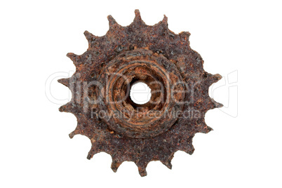 Old rusty gear