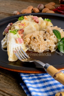 Pierogi.Polish christmas dish