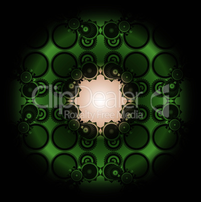 Fractal illustration background. abstract graphic