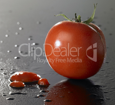 tomato and ketchup