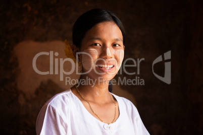 Myanmar girl portrait
