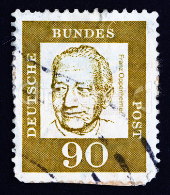 Postage stamp Germany 1964 Prof. Franz Oppenheimer, Sociologist