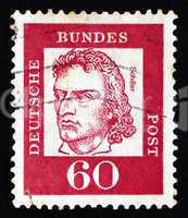 Postage stamp Germany 1962 Friedrich von Schiller