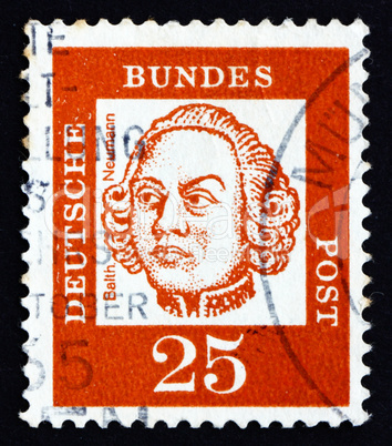 Postage stamp Germany 1961 Johann Balthasar Neumann, German Baro