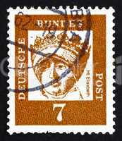 Postage stamp Germany 1961 St. Elizabeth of Thuringia