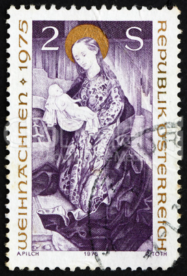 Postage stamp Austria 1975 Virgin and Child