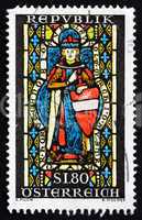 Postage stamp Austria 1967 St. Leopold, Heiligenkreuz Abbey