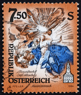 Postage stamp Austria 1994 Cupola Fresco, by Paul Troger