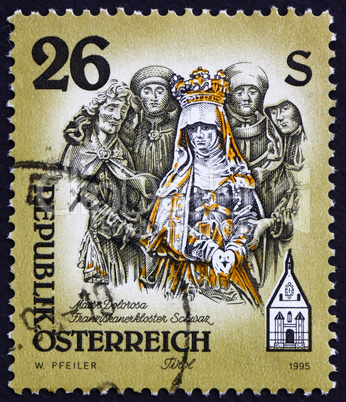 Postage stamp Austria 1995 Sculpture of Mater Dolorosa