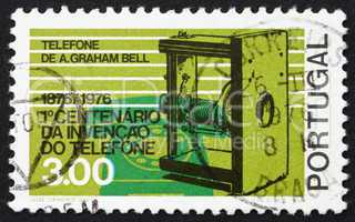 Postage stamp Portugal 1976 Telephones 1876 and 1976
