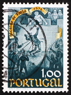 Postage stamp Portugal 1972 Death of Nuno Gonzalves