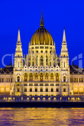 Budapest Parliament at Twilight
