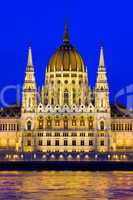 Budapest Parliament at Twilight