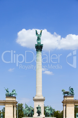 Millennium Monument in Budapest