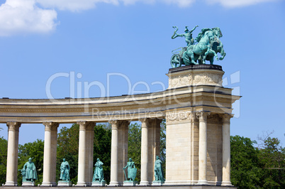 Millennium Monument in Budapest