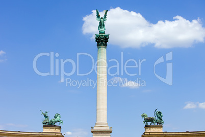 Millennium Monument in Budapest
