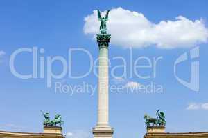 Millennium Monument in Budapest