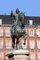 King Philip III Statue in Madrid