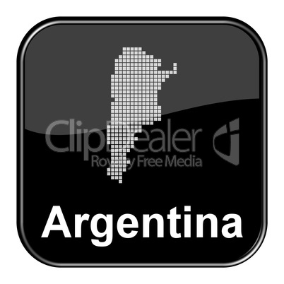 Glossy Button Argentinien / Argentina