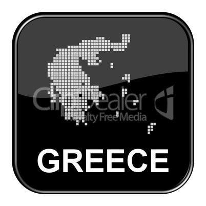 Glossy Button Griechenland / Greece