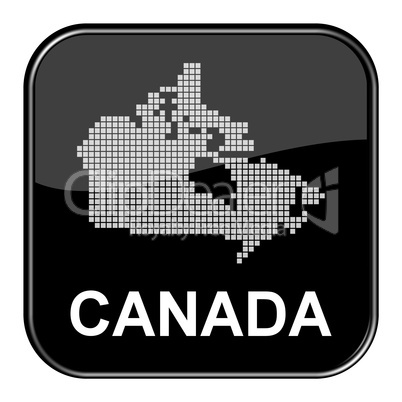 Glossy Button Kanada / Canada