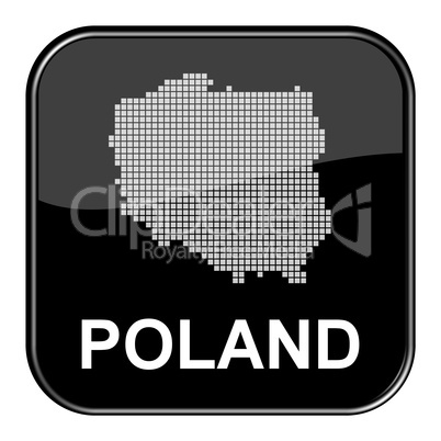 Glossy Button Polen / Poland
