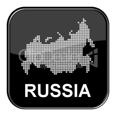 Glossy Button - Russland / Russia
