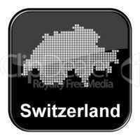 Glossy Button Schweiz / Switzerland