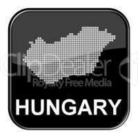 Glossy Button Ungarn / Hungary