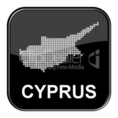Glossy Button - Zypern / Cyprus