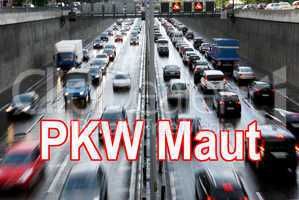 traffic jam pkw maut