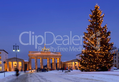 berlin christmas brandenburg gate