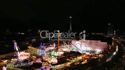 Berlin Christmas Market Skyline Timelapse in Full HD 1080p, German Capital