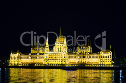 Hungarian Houses of Parliament in Budapest