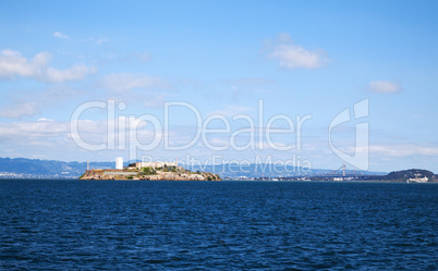 Alcatraz island in San Francisco bay, California