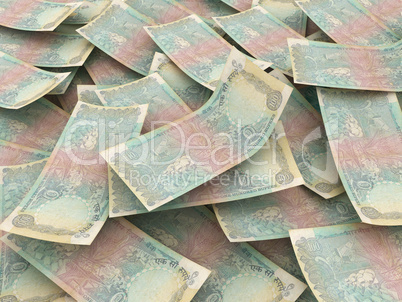 Indian Rupees, money pile indian bills