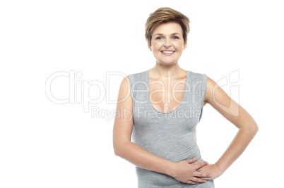 Attractive smiling woman portrait