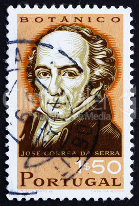 Postage stamp Portugal 1966 Jose Correa da Serra, Botanist