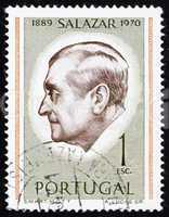 Postage stamp Portugal 1971 Antonio Salazar, President