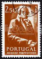 Postage stamp Portugal 1974 Carlos Seixas, Composer