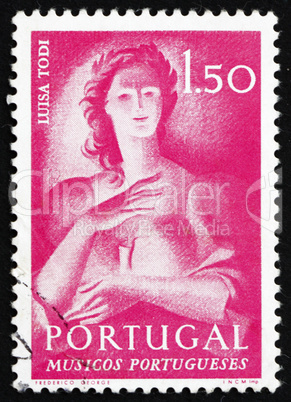 Postage stamp Portugal 1974 Luisa Todi, Singer